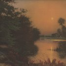 The Pool of Revery by Albert Gabriel Rigolot, Pictorial Review Color Print c.1926