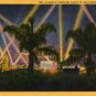 Hollywood California Postcard, Night Time Movie Premiere, Full Color c.1931