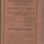 Mutual Benefit Life Insurance Company Giveaway, Practical Points Booklet c.1882