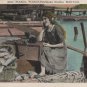 Hollywood California Postcard, Mary Pickford on Set at Pickford-Fairbanks Studio c.1923