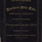 State Fair Premium List Book, Northern Ohio Fair Association 1st Annual Fair at Cleveland c.1870