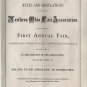 State Fair Premium List Book, Northern Ohio Fair Association 1st Annual Fair at Cleveland c.1870
