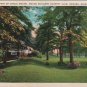 Newark Ohio Postcard, Circle Mound at Mound Builders Country Club, Full Color c.1932