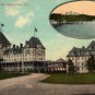 Lake Champlain New York Card, The Hotel Champlain at Bluff Point, Full Color c.1922