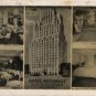 New York City Card, Hotel Piccadilly & Circus Bar, Center of Everything, Black & White c.1950