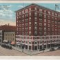 South Bend Indiana Postcard, La Salle Hotel and Palace Theatre, Full Color c.1921