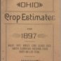 State of Ohio Crop Estimate Book, Mentions State Fair & Industrial Exposition at Columbus c.1897
