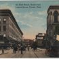 Toledo Ohio Postcard, St. Clair Street North from Adams Street, Full Color c.1914