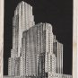 Cincinnati Ohio Postcard, Netherland Plaza Hotel Building, Black and White c.1939