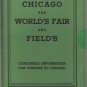 Chicago, The World's Fair and Field's, A Visitors Guide & Postcards Giveaway c.1933