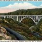 North Carolina Card, High Bridge, Green River Gorge, Full Color c.1930