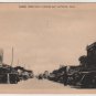 Baytown Texas Postcard, East Down Market Street Road, Black and White c.1939
