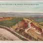 Yellowstone National Park Wyoming Postcard, South from Summit of Mt. Washburn c.1921