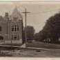 Pemberville Ohio Postcard, City Hall Building and Grounds c.1910