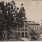Paw Paw Michigan Card, Court House Building and Grounds, Black & White c.1919