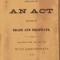 Barrett's Clerkship Documents, Supervisors Guide for Roads and Highways c.1874
