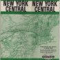 New York Central Railroad Timetable Map, Green & White Cover c.1961