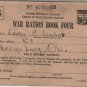 WWII Era USA Ration Books with Stamps c.1943
