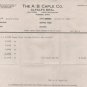 A.B. Caple Company Receipts, Toledo Ohio c.1946