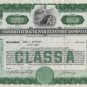 Stock Certificate, Associated Gas & Electric Co., New York c.1945