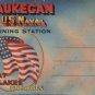 Great Lakes Illinois Postcard Folder, Waukegan & US Naval Training Station, Sixteen Images c.1943