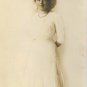 Portrait Postcard, Young Woman Dressed in White c.1900