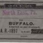 Lake Shore & Michigan Southern Railroad Ticket c.1897