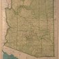 Map of Arizona, Rand McNally for Collier's World Atlas c.1949