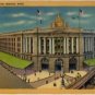 Boston Massachusetts Postcard, South Station and Dewey Square c.1940