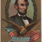 Lincoln Centennial Bday Postcard, Portrait, Eagle & Shield c.1908