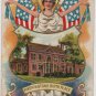 George Washington Bday Postcard, Woodlawn Mansion c.1908
