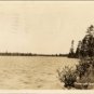 Gaylord Michigan Postcard, Otsego Lake, Black & White Real Photo c.1939