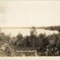 Kalkaska Michigan Postcard, Bear Lake, Black & White Real Photo c.1939