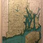 Map of Rhode Island, Rand McNally for Collier's World Atlas c.1949