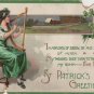St. Patrick's Day Card, Ode to Ireland Land of My Birth c.1907