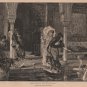 Souvenir of Granada by Vincente Palmmeroli, Art Journal Print c.1877