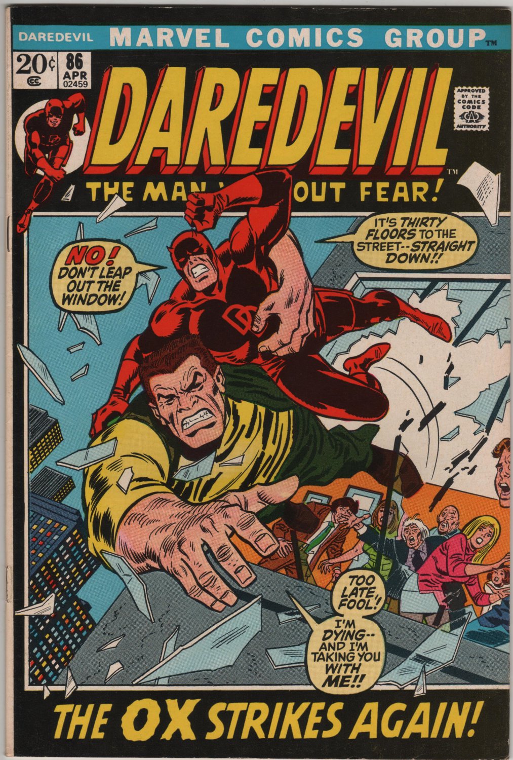 Daredevil #86 The Ox Strikes Again c.1972