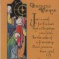 Christmas Holiday Card, The three wise men with Poem on Friendship c.1930
