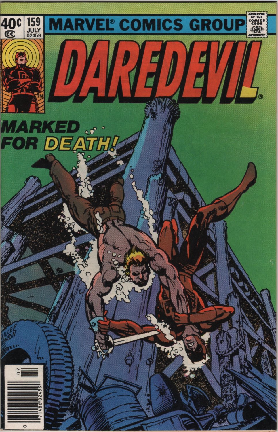 Daredevil #159 Marked For Death c.1979