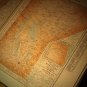 Map of Manitoba Canada, Rand McNally Atlas, Color c.1949