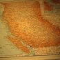 Map of British Columbia Canada, Rand McNally c.1949