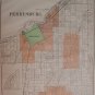 Map of Perrysburg Township, Wood County Ohio c.1912