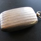 Coin Purse Watch Fob German Silver c.1890 Coin Purse Watch Fob German Silver c.1890