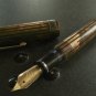 Harris Fountain Pen, Toffee and Brown, Gold Trim c.1930