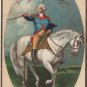 George Washington Bday Postcard, White Horse c.1909
