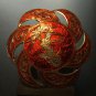 Siam Sterling Silver & Red Enamel Brooch c.1949