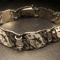 Siam Silver & White Enamel Bracelet c.1949