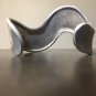 Cuff Bracelet, Sterling Silver & Turquoise, Wavy