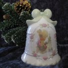 Precious Moments * Enesco CHRISTMAS BELL Green Bow 1995