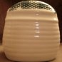 NAPKIN HOLDER Red Apples Ceramic Spongeware VINTAGE but NEW w/ ALCO Label